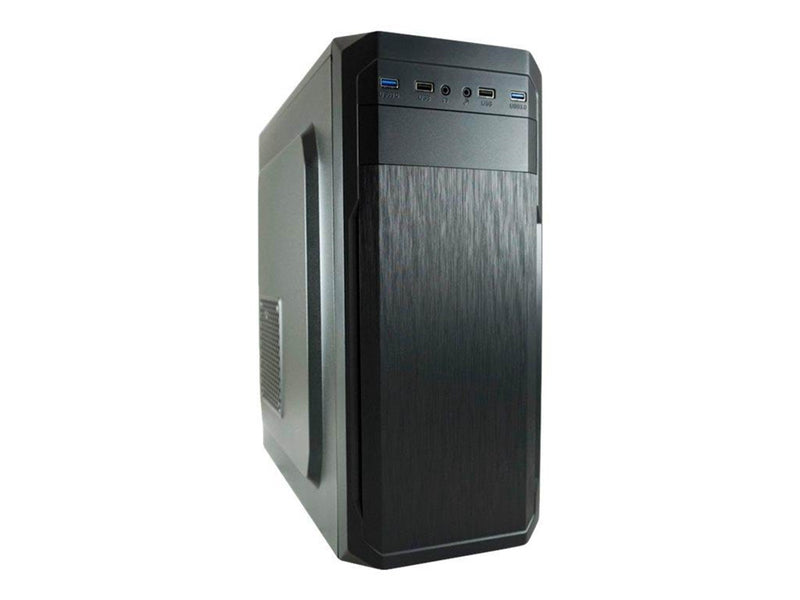 LC Power Midi LC-Power 7039B black - Gehäuse - Tower - Schwarz