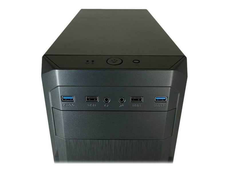 LC Power Midi LC-Power 7039B black - Gehäuse - Tower - Schwarz