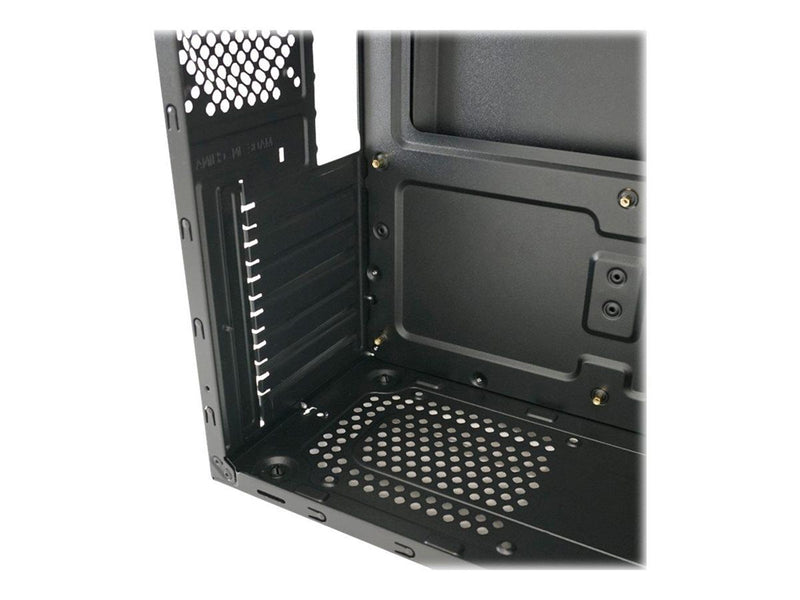 LC Power Midi LC-Power 7039B black - Gehäuse - Tower - Schwarz