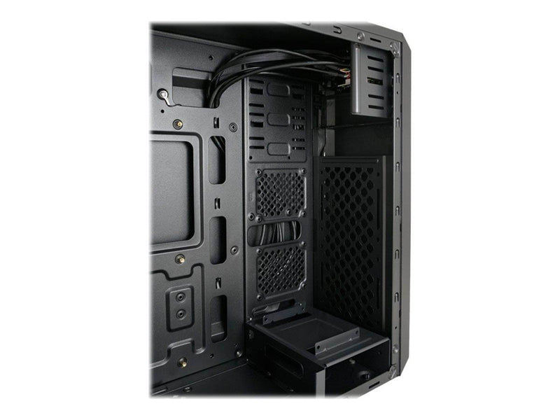 LC Power Midi LC-Power 7039B black - Gehäuse - Tower - Schwarz