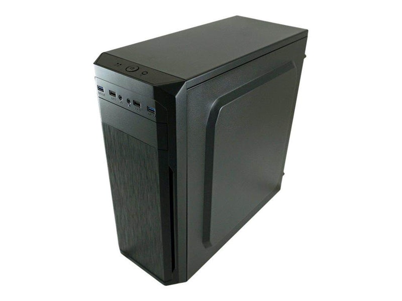 LC Power Midi LC-Power 7039B black - Gehäuse - Tower - Schwarz