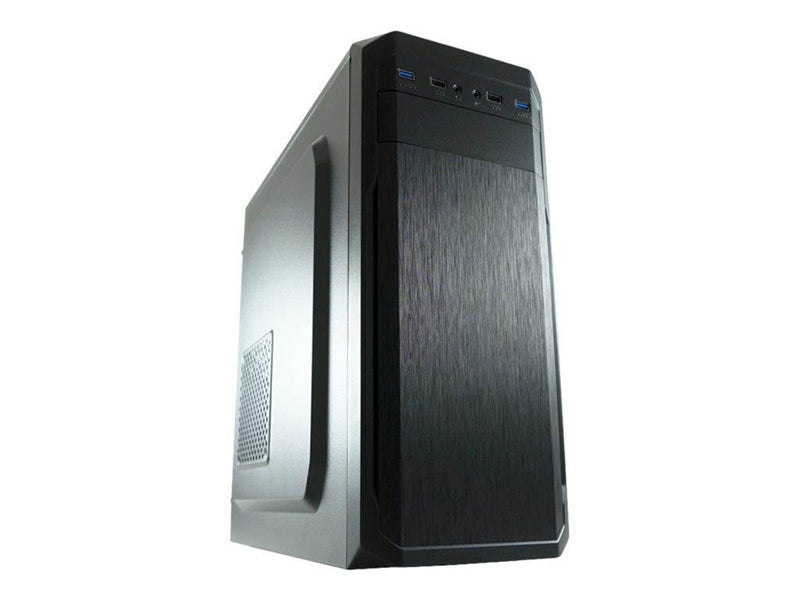 LC Power Midi LC-Power 7039B black - Gehäuse - Tower - Schwarz