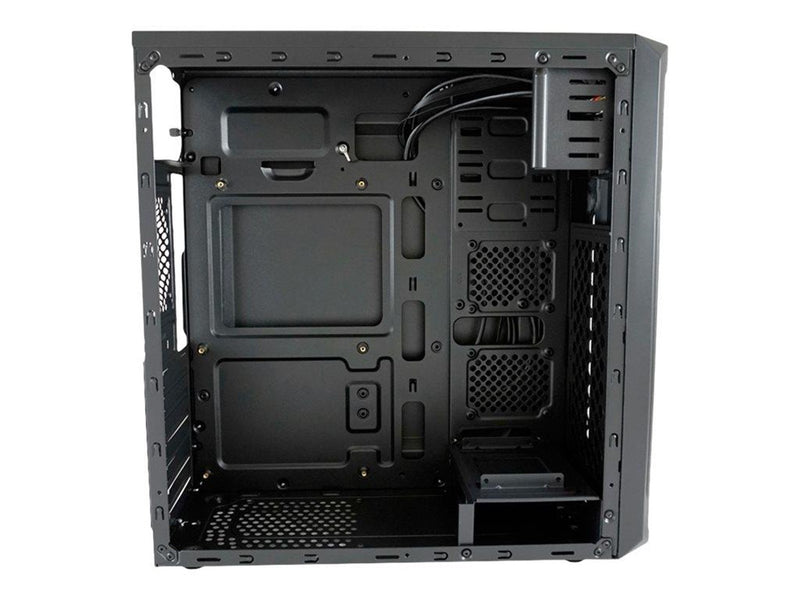 LC Power Midi LC-Power 7039B black - Gehäuse - Tower - Schwarz