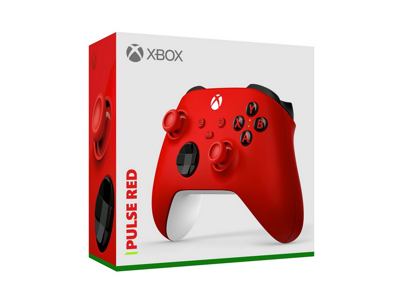 Microsoft Xbox - Pulse Red - Wireless Controller - Microsoft Xbox One