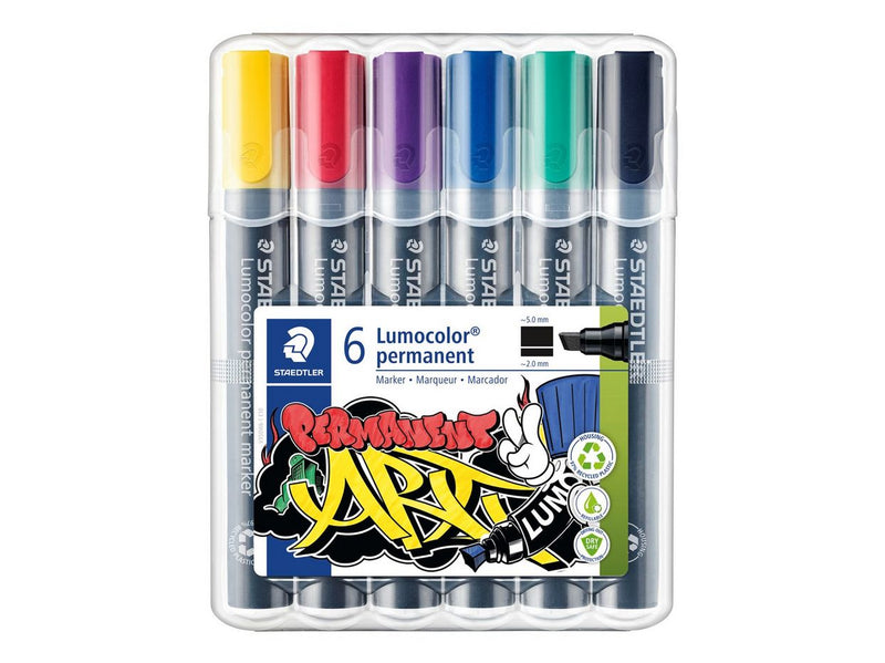 Staedtler Marker Lumocolor permanent 6pcs.box