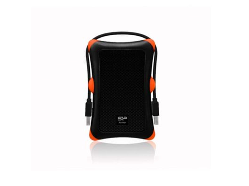Silicon Power Armor A30 Black - Extern Festplatte - 2TB - Orange