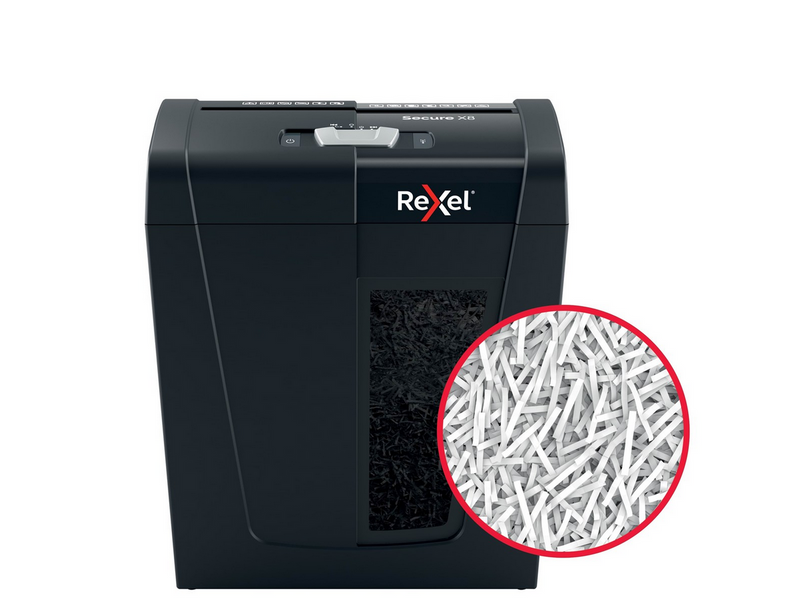 Rexel Secure X8 Aktenvernichter, Partikelschnitt, P4, 8 Blatt