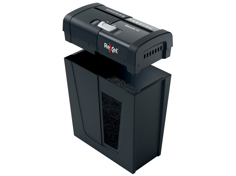 Rexel Secure X8 Aktenvernichter, Partikelschnitt, P4, 8 Blatt