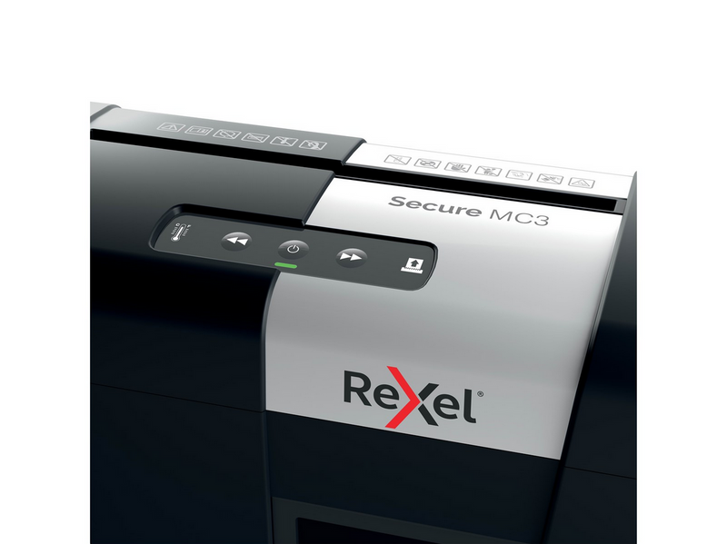 Rexel Secure MC3 Whisper-Shred™ Aktenvernichter, Mikroschnitt, P5, 3 Blatt