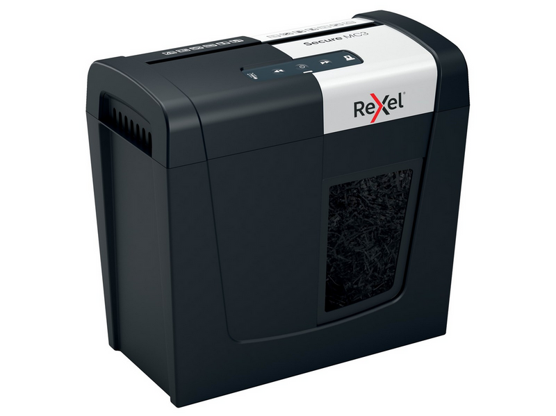 Rexel Secure MC3 Whisper-Shred™ Aktenvernichter, Mikroschnitt, P5, 3 Blatt