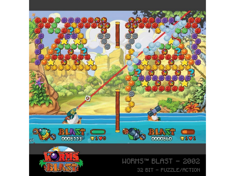 Worms Collection 1 - Evercade - PEGI 7