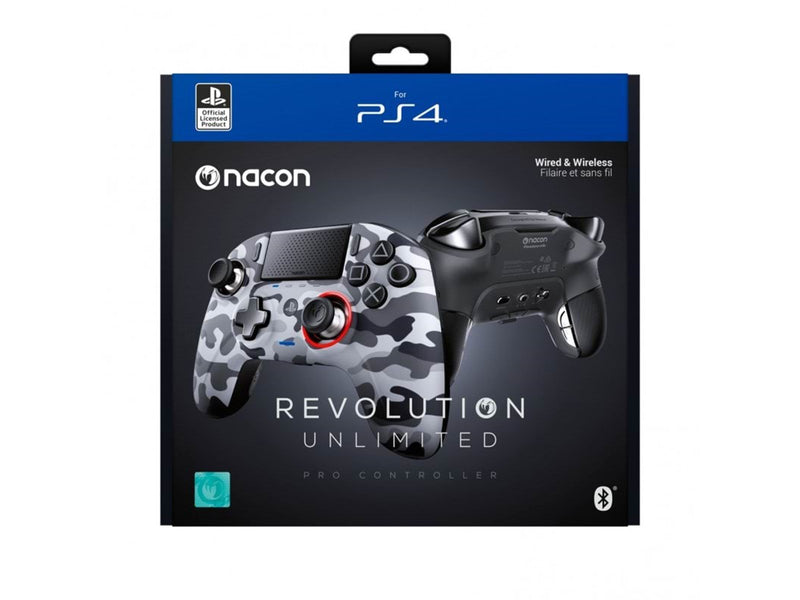 NACON Revolution Unlimited Pro Controller - Camo Grey - Wireless Controller - Sony PlayStation 4