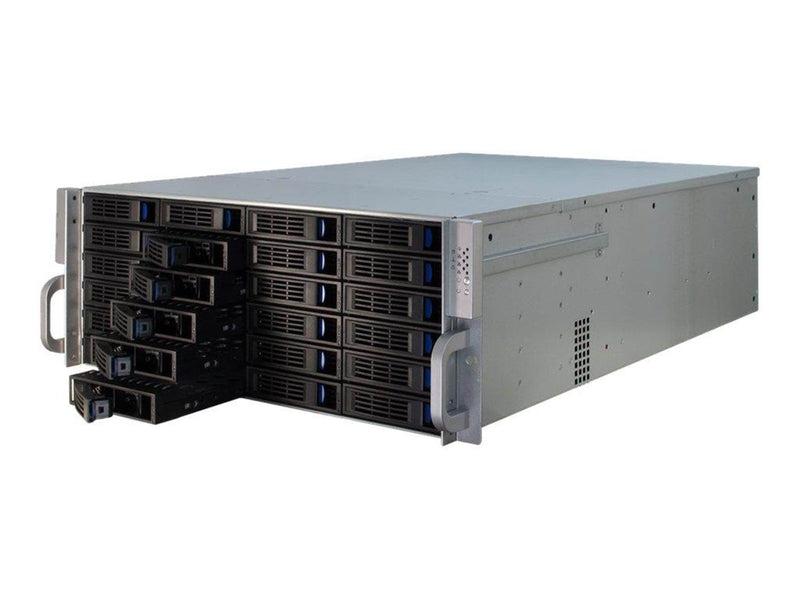 Inter-Tech IPC 4U-4424 - Gehäuse - Server (Rack) - Schwarz
