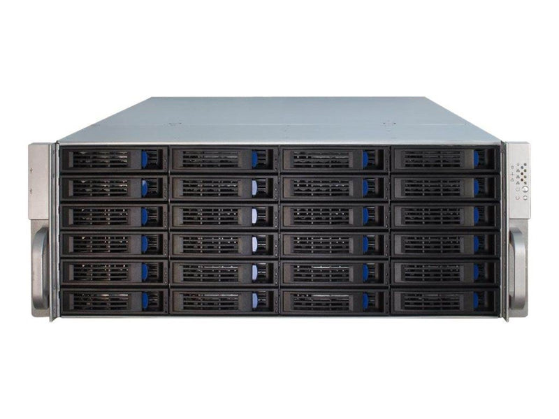 Inter-Tech IPC 4U-4424 - Gehäuse - Server (Rack) - Schwarz