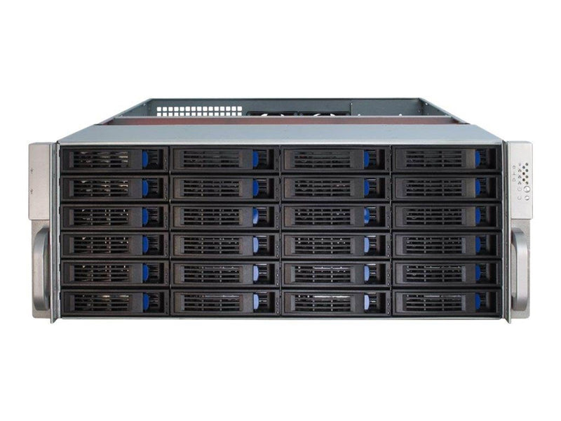 Inter-Tech IPC 4U-4424 - Gehäuse - Server (Rack) - Schwarz