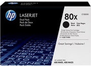 HP Original 80X Toner Doppelpack schwarz hohe Kapazität 2 x 6.900 Seiten (CF280XD)