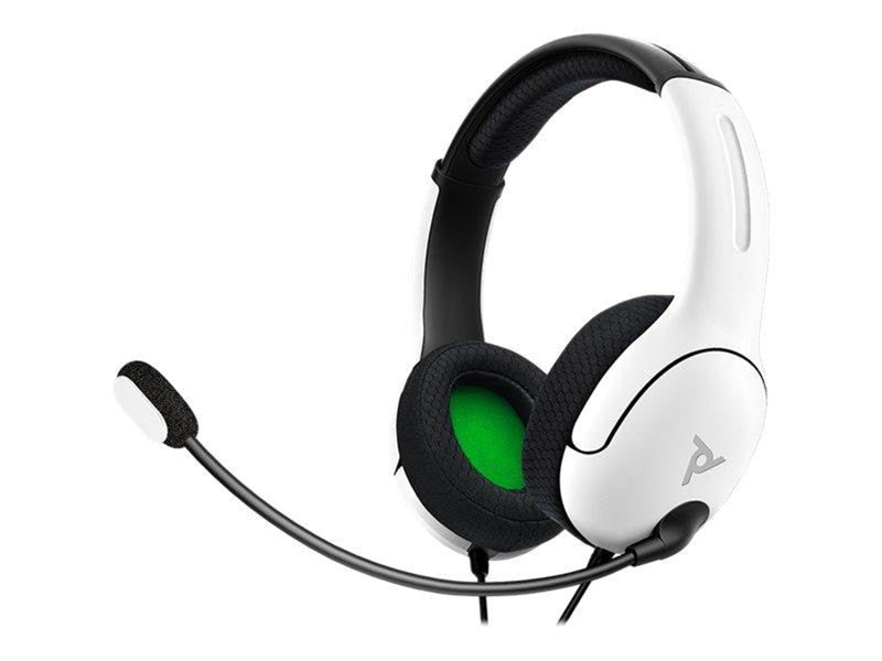 PDP LVL40 Wired Stereo Gaming Headset - White