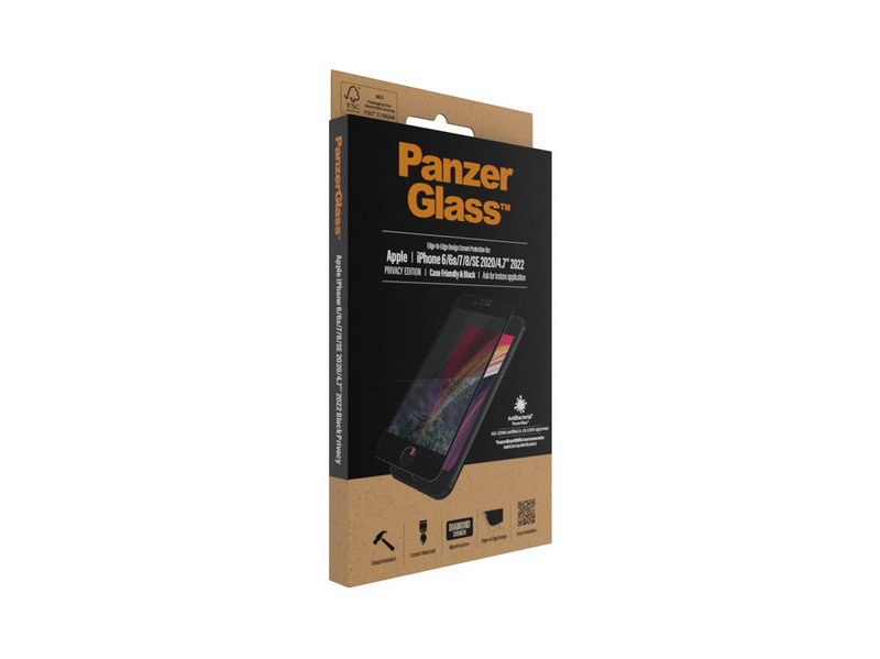 PanzerGlass Screen Protector Apple iPhone 8 | 7 | 6s | 6 | SE (2020/2022) | Edge-to-Edge