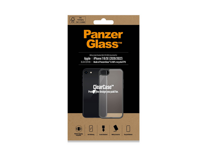 PanzerGlass ClearCase Apple iPhone 8 | 7 | SE (2020/2022) | Black