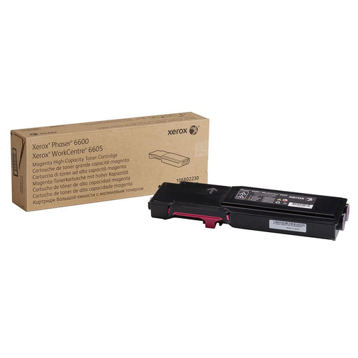 Xerox Original Toner magenta 6.000 Seiten für Phaser 6600 und WorkCentre 6605 (106R02230)