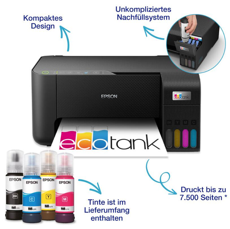 Epson EcoTank ET-2860 A4-Tintentank-Multifunktionsdrucker