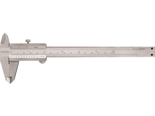 Diesella A/S Caliper w/screw lock 0-100 x 0.05 mm and jaw length 30 mm