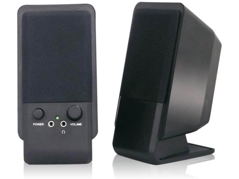 MediaRange Compact Desk Speakers. Black - Schwarz