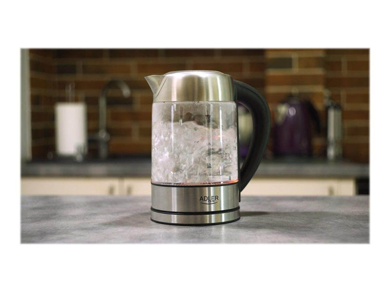 Adler Wasserkocher AD 1247 (2200W) 1.7l - 2200 W - Transparent - 2200 W
