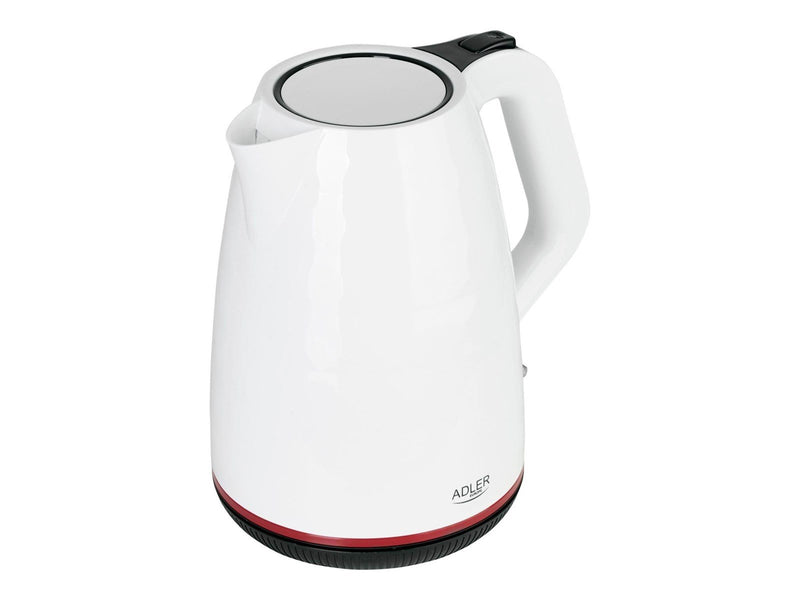 Adler Wasserkocher AD 1277 - Weiß - 2200 W