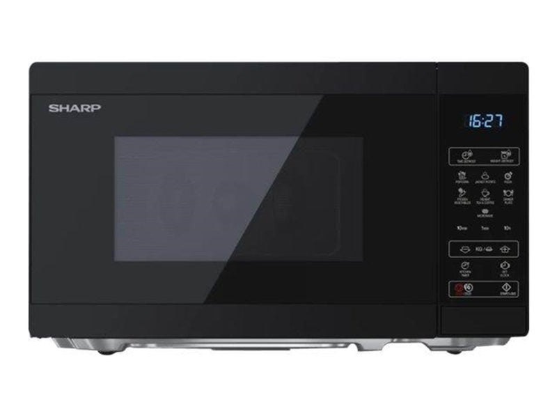 Sharp YC-MS02E-B - microwave oven - freestanding - black