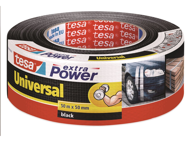 tesa Duct Tape extra Power Universal 50m x 50mm Black