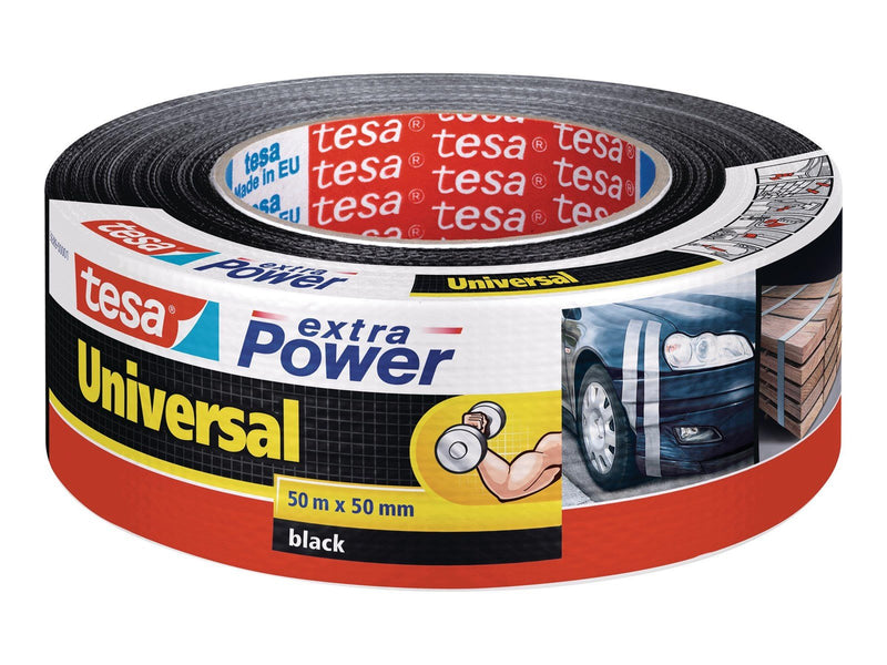 tesa Duct Tape extra Power Universal 50m x 50mm Black