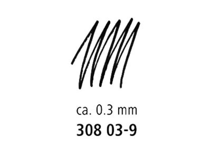 Staedtler Fineliner pigment liner 10 pcs  0.3mm black