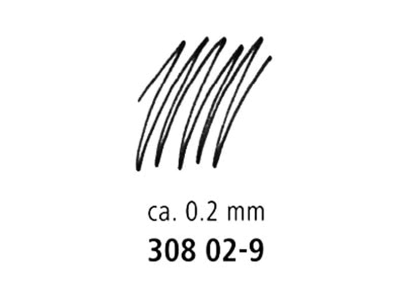 Staedtler Fineliner pigment liner 10 pcs  0.2mm black