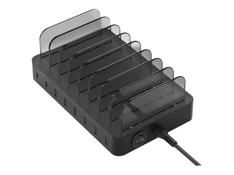 Conceptronics Conceptronic OZUL charging station - 6 x USB 2 x USB-C - 75 Watt