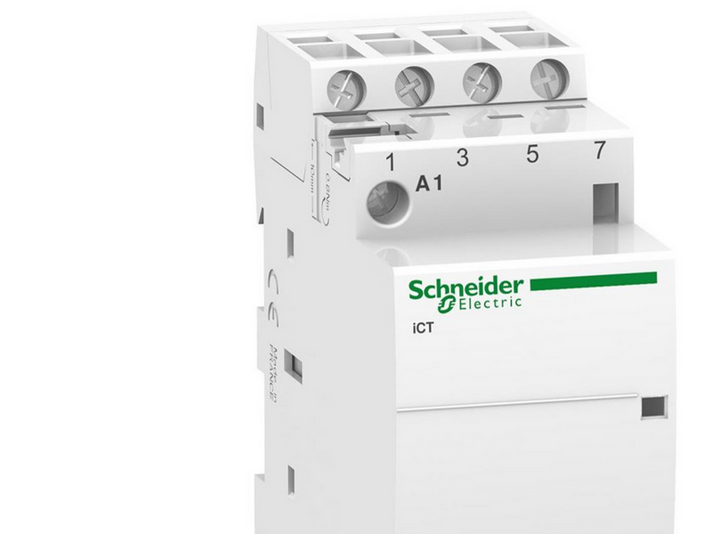 Schneider Electric Acti9 ict manual control contactor 25 a 4 no 220 - 240 v ac 50 hz