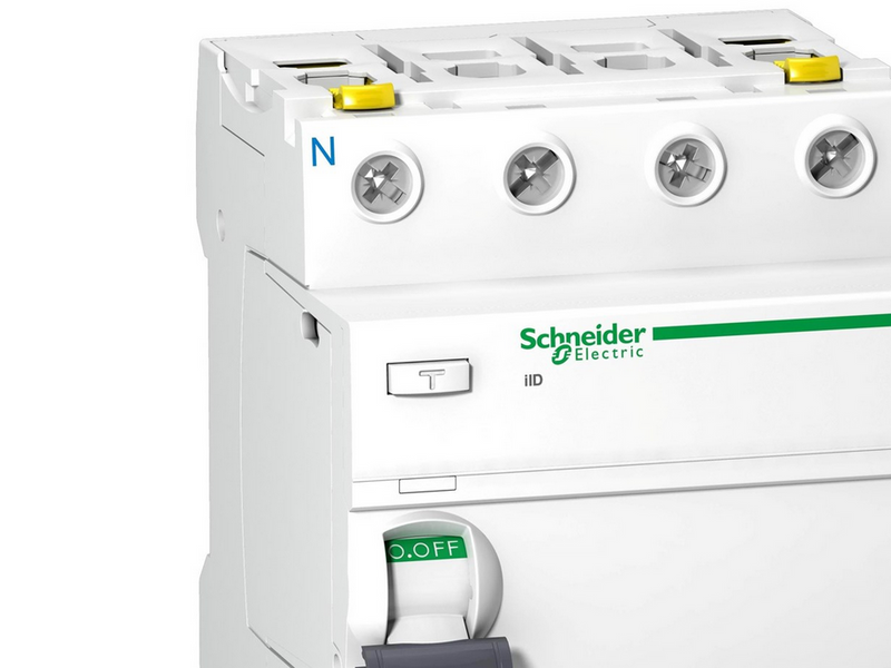 Schneider Electric Acti9 iid residual current circuit breaker 4p 63 a 30 ma type a