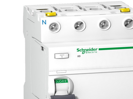 Schneider Electric Acti9 iid residual current circuit breaker 4p 40 a 30 ma type a