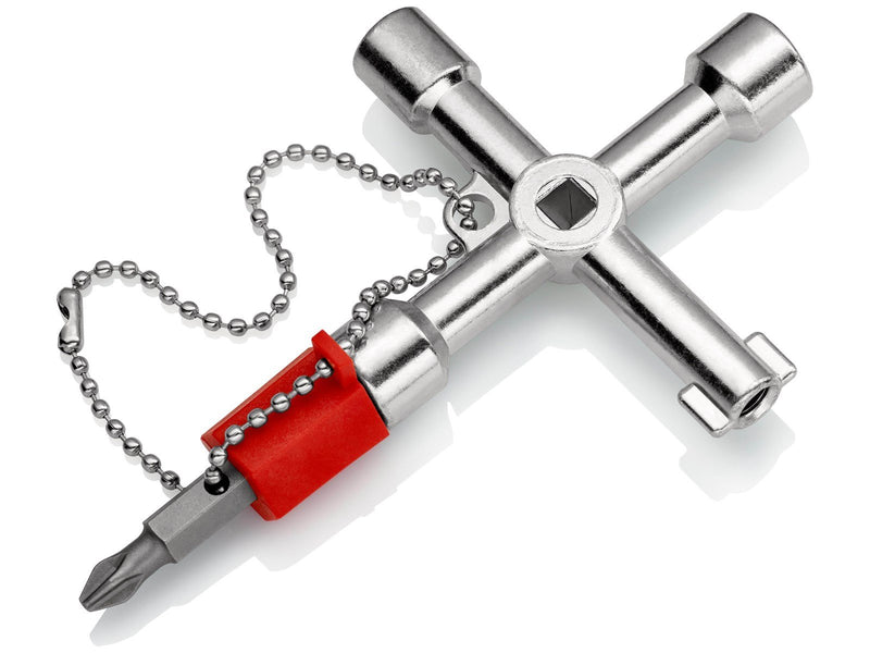KNIPEX Schaltschrankschlüssel, für gängige Schränke und Absperrsysteme