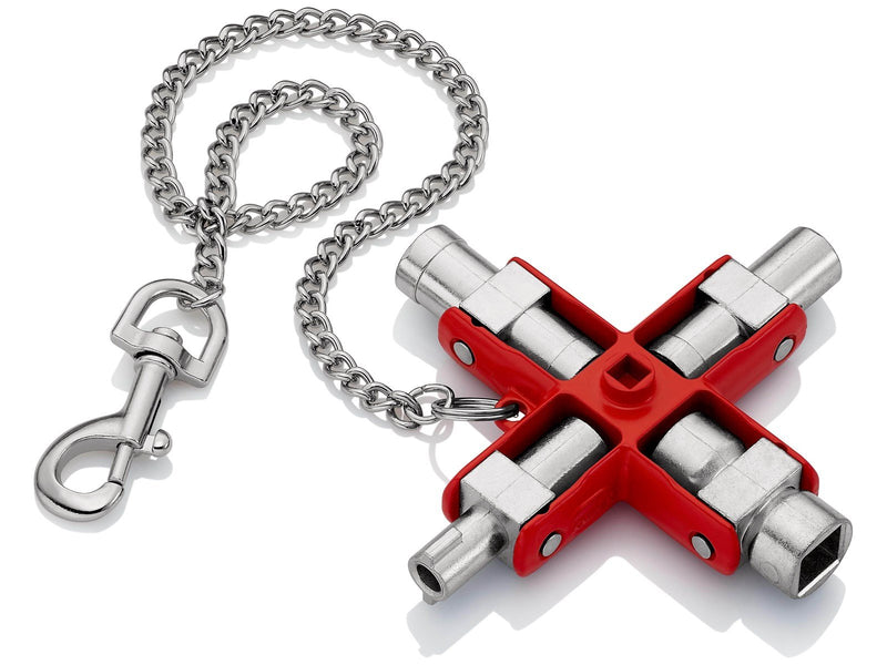 KNIPEX Universal-Schlüssel, für gängige Schränke und Absperrsysteme