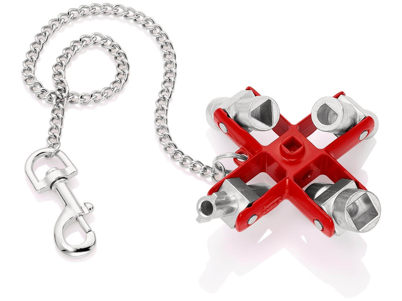 KNIPEX Universal-Schlüssel, für gängige Schränke und Absperrsysteme