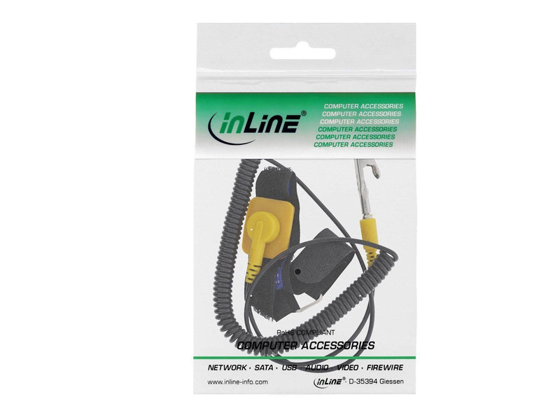 InLine Antistatic Wristband for ESD safe work sessions PC / Server