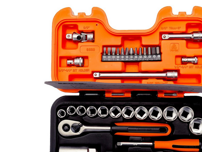 BAHCO Socket set 1/4 & 3/8