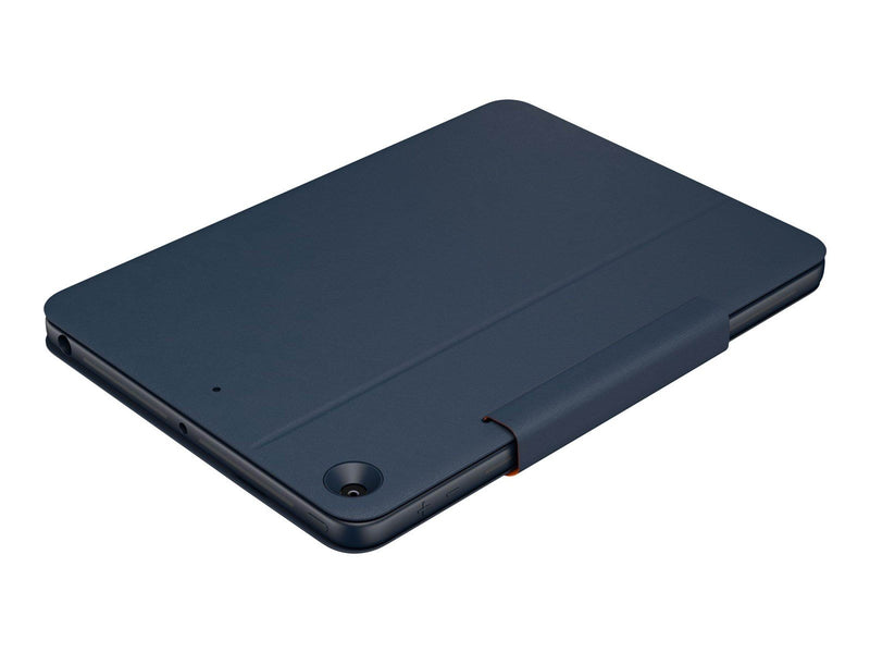 Logitech Rugged Combo 3 For Education - keyboard and folio case - QWERTZ - Swiss - Tastatur & Folio-Set - Schweiz - Blau