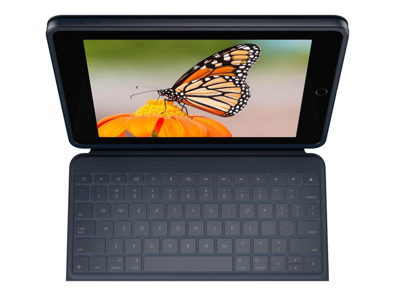 Logitech Rugged Combo 3 For Education - keyboard and folio case - QWERTZ - Swiss - Tastatur & Folio-Set - Schweiz - Blau