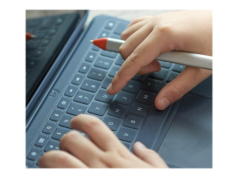 Logitech Rugged Combo 3 For Education - keyboard and folio case - QWERTZ - Swiss - Tastatur & Folio-Set - Schweiz - Blau
