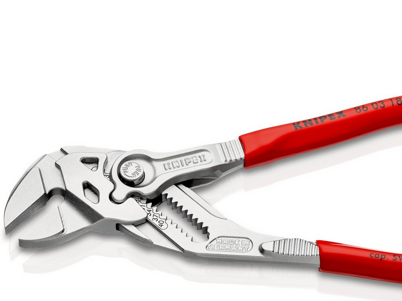 KNIPEX Zangenschlüssel, Zange und Schraubenschlüssel in einem Werkzeug
