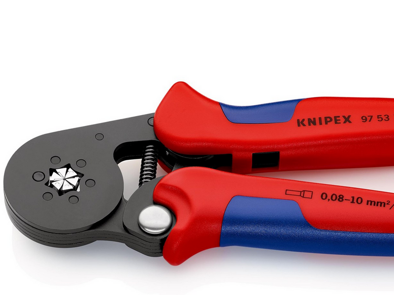 KNIPEX Selbsteinstellende Crimpzangen für Aderendhülsen, mit Seiteneinführung