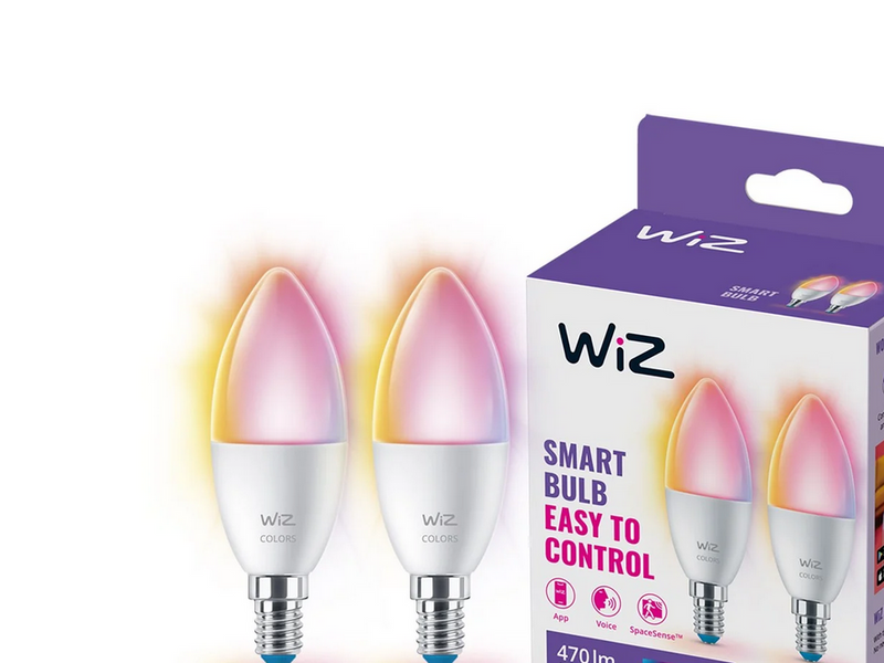 WiZ Kerze C37 E14 Full Color - Doppelpack