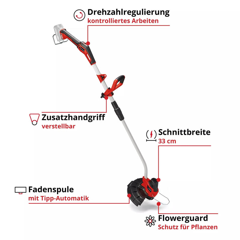 Einhell Akku-Rasentrimmer GECT 18/33 Li E-Solo (3411270)